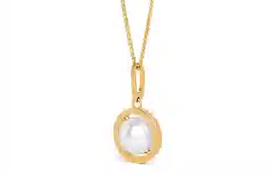 CELINE Separables Swivel Gold Pendant