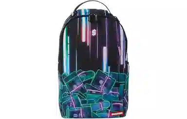 SPRAYGROUND Cyberpunk Neon Backpack