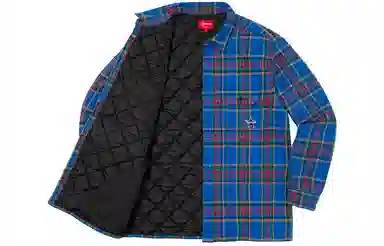 Supreme FW21 Week 12 Quilted Plaid Flannel Shirt