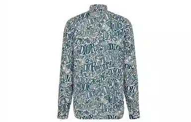 Dior x Shawn Logo Long Sleeve Shirt