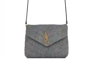 Saint Laurent LouLou Cloud Bag Light Blue