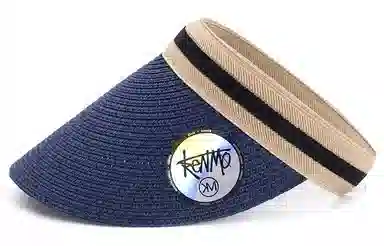 肯默 拉菲草空顶遮阳帽防晒帽太阳帽子 简约时尚 男女通用 多色可选