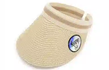 肯默 拉菲草空顶遮阳帽防晒帽太阳帽子 简约时尚 男女通用 多色可选