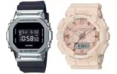 CASIO G-SHOCK GM-5600-1+GMA-S130PA-4AER