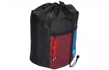 adidas Trefoil Bucket Backpack Black Red Blue