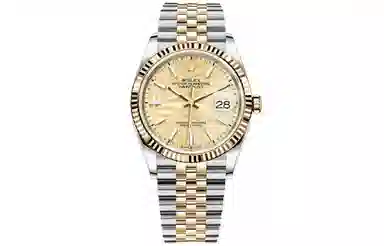 Rolex Datejust 36mm Gold Dial m126233-0037