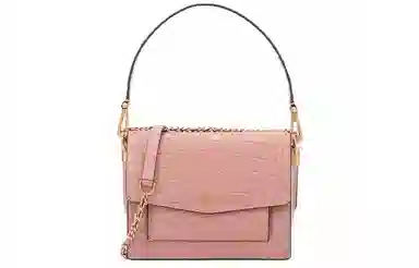 Tory Burch Robinson Croc Embossed Small