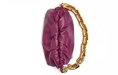 Bottega Veneta Chain Pouch Red