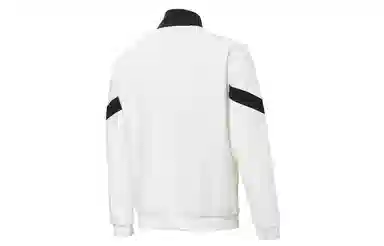 Puma Logo Knit Jacket White