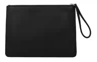 Ferragamo Gancio Leather Clutch