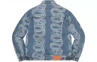 Supreme x HYSTERIC GLAMOUR Snake Denim Trucker Jacket