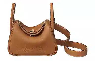 HERMES Lindy Mini 19 Taurillon Clemence 37 Gold