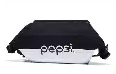 Pepsi Colorblock Chest Waist Bag Black White