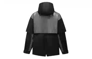 Valeria Obbaco SS21 Logo Reflective Mesh Hoodie Jacket