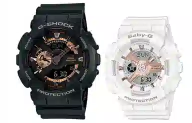CASIO G-SHOCK GA-110RG-1AJF & BABY-G BA-110RG-7AJF
