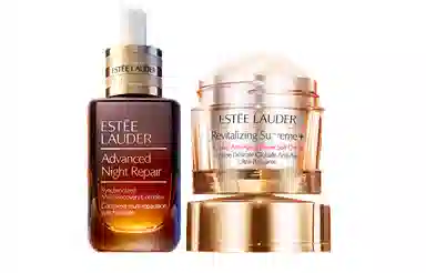 雅诗兰黛 小棕瓶修护淡纹 护肤套装 滋润补水 精华+胶原精华乳霜