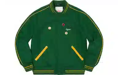 Supreme x Jamie Reid Varsity Jacket
