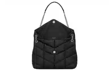 Saint Laurent Loulou Puffer Black