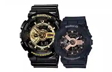 CASIO G-SHOCK BABY-G GA-110GB-1APR+BA-110RG-1APR