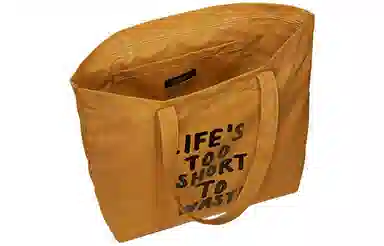 Converse Letter Colorblock Tote Brown