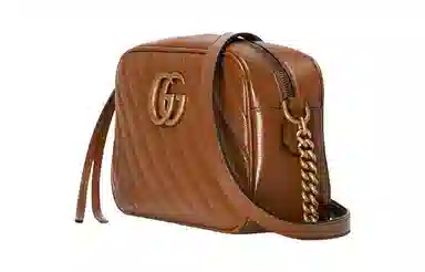 Gucci GG Marmont Camera Bag Brown