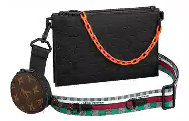 Louis Vuitton Virgil Tribute Round Bag Black