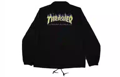 Thrasher Coach Jacket Black