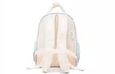 音魅 新款小学初中学生上课韩版原创可爱萌趣拉链 牛津纺 背包书包双肩包 女款 蓝色