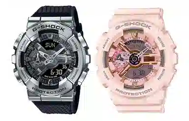 Casio G-Shock GM-110-1A + Baby-G GMA-S110MP-4A1ER