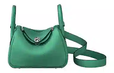 HERMES Lindy Mini 19 Taurillon Clemence 6W Menthe