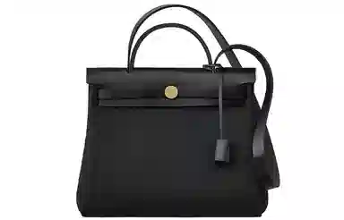 Hermes Herbag Zip 31 Black
