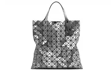 ISSEY MIYAKE Prism Tote Silver