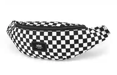 Vans Classic Checkerboard Crossbody Bag Black White