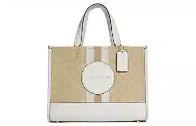COACH Dempsey 30 Logo Tote