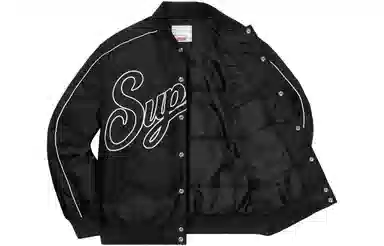 Supreme FW20 Week 1 Contrast Script Varsity Jacket