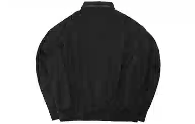 中国李宁 巴黎时装周走秀系列 宽松休闲可收纳帽夹克外套 情侣款 标准黑