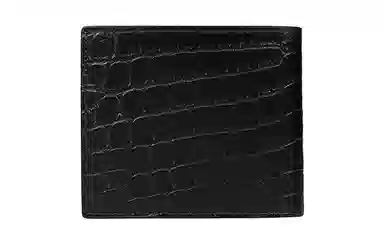 Saint Laurent YSL Crocodile Leather Wallet