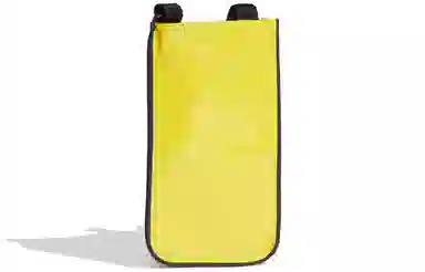 adidas Originals Pouch Glossy Leather Logo Shoulder Bag Yellow