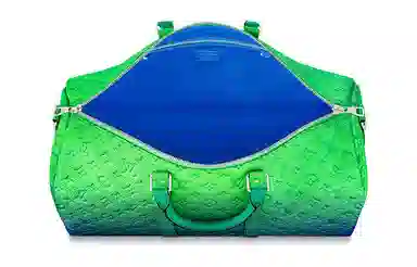 Louis Vuitton Keepall 50 Neon Gradient Green