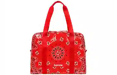 Supreme Week 8 Bandana Tarp Small Duffle Bag Tote