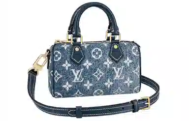 Louis Vuitton Speedy Nano Denim Blue