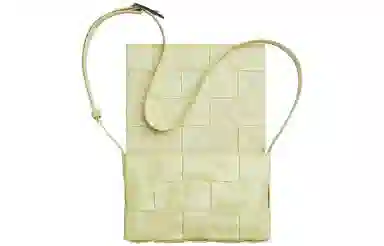 Bottega Veneta Cassette Tofu Bag Medium Lemon Yellow