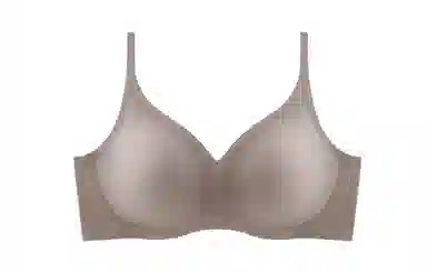 素肌良品  小胸一片式无钢圈舒适收副乳文胸