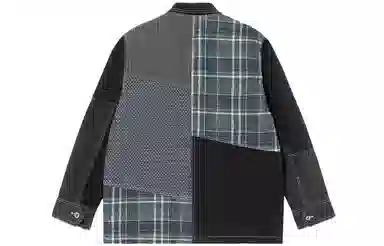 李宁 滑板系列 宽松拼接设计三合一长袖夹克 男款 黑色