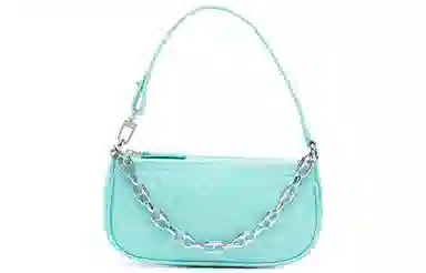 By Far Mini Rachel Mint Blue