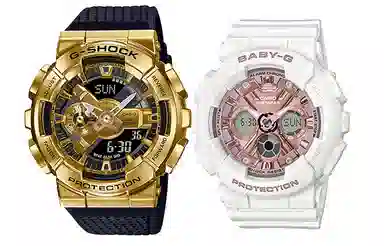 Casio G-Shock GM-110G-1A9 + Baby-G BA-130-7A1ER