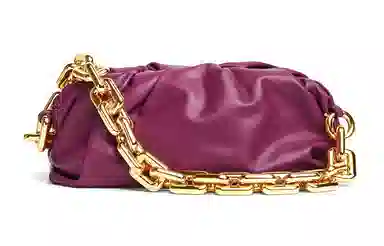 Bottega Veneta Chain Pouch Red