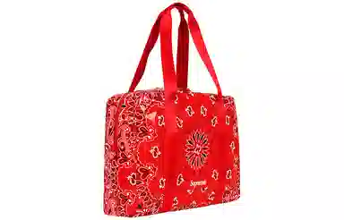 Supreme Week 8 Bandana Tarp Small Duffle Bag Tote