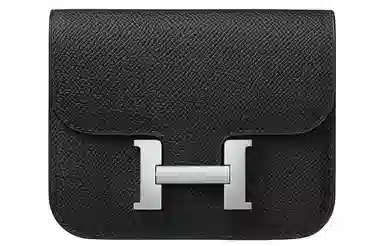 HERMES Constance Slim Epsom Noir