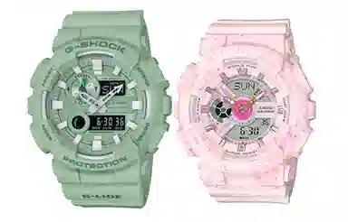 CASIO G-SHOCK BABY-G GAX-100CSB-3A+BA-110PI-4AD